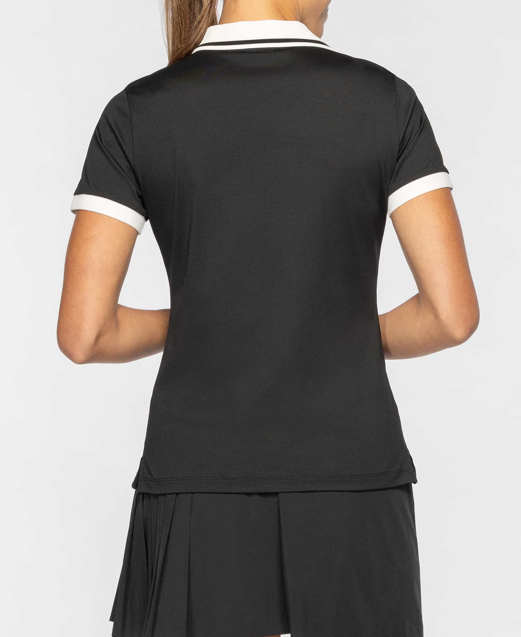 Women's Asymmetrical Snap Collar Polo